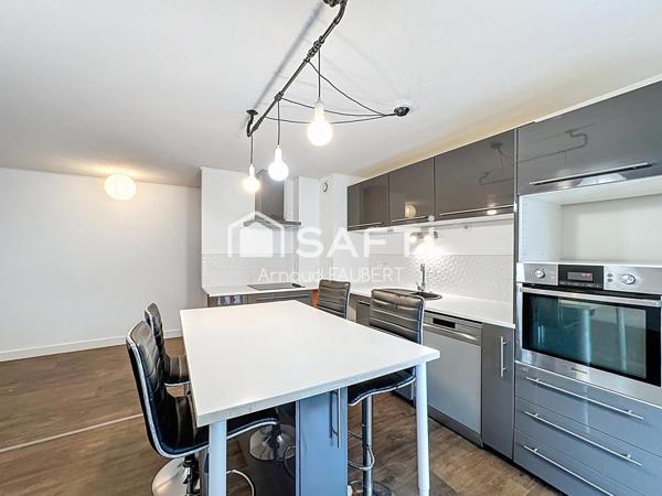 Appartement T3 60m2 avec terrasse et jardin