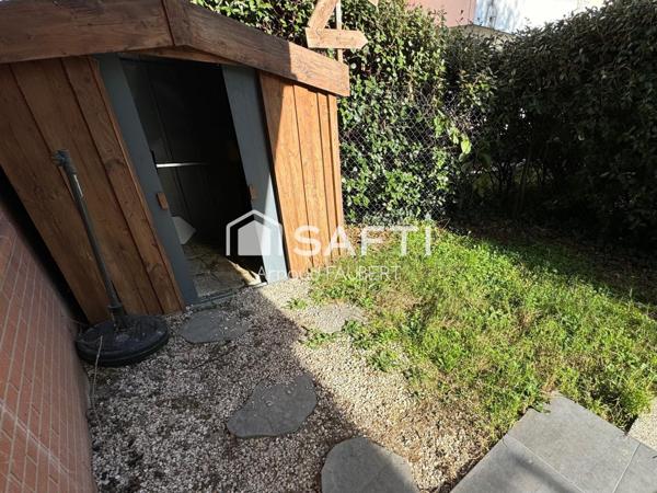 Appartement T3 60m2 avec terrasse et jardin