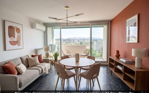 Appartement à vendre    2 pièces • 55,36 m2 Marseille 10