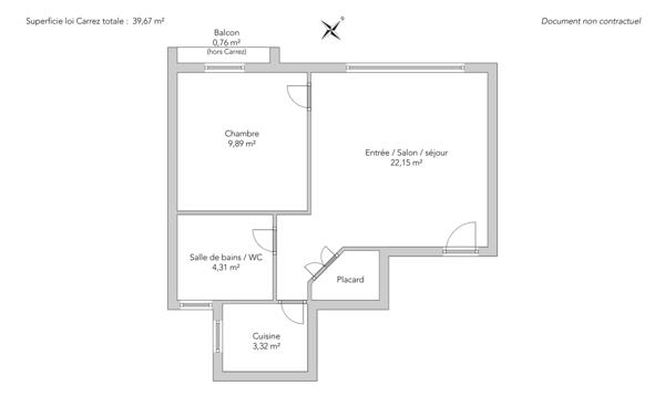 Appartement Paris 17e - DESCOMBES