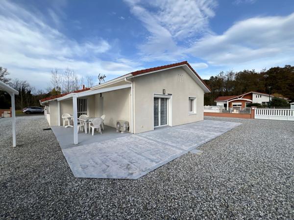 A vendre Maison contemporaine plain-pied Mont de Marsan 3 chambres clim accès PMR