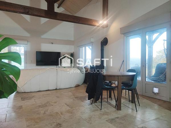 Maison rénovée au coeur de la nature, terrain 1Ha