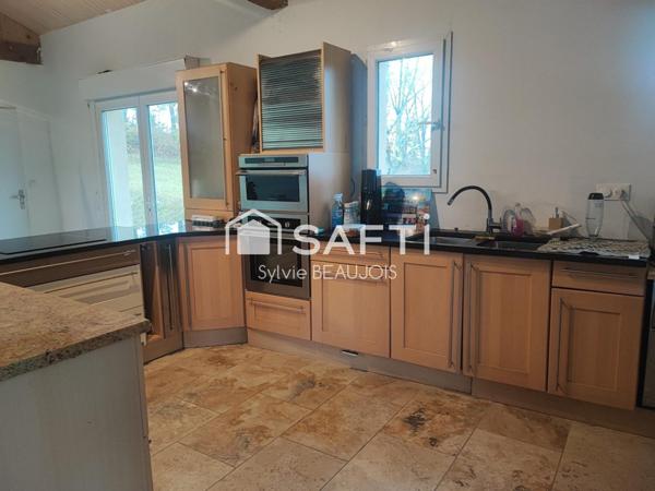 Maison rénovée au coeur de la nature, terrain 1Ha