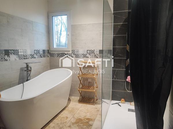 Maison rénovée au coeur de la nature, terrain 1Ha