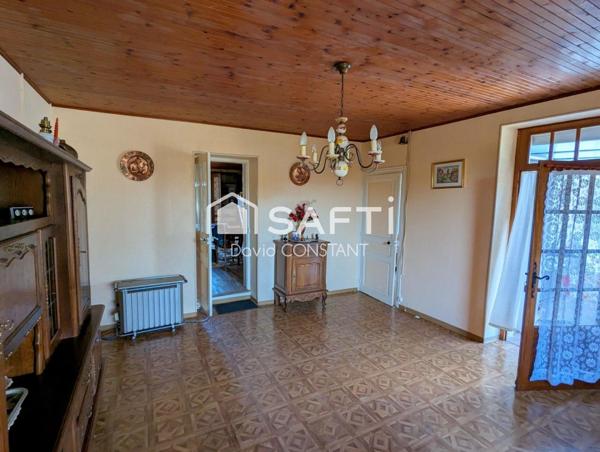 LOT IMMOBILIER MAISON À RÉNOVER  + TERRAIN A BÂTIR