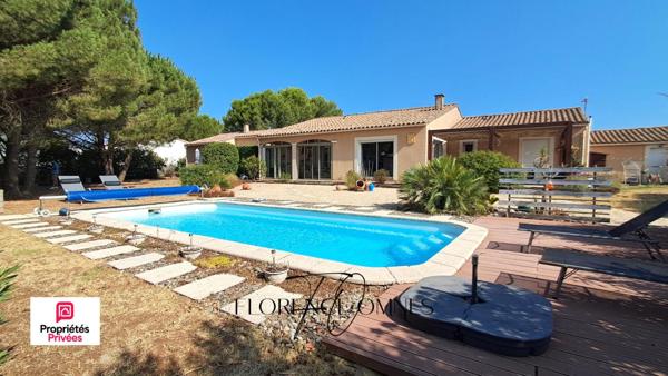 TREBES Villa d'exception avec appartement indépendant, piscine et parc arboré de 2 065 m²