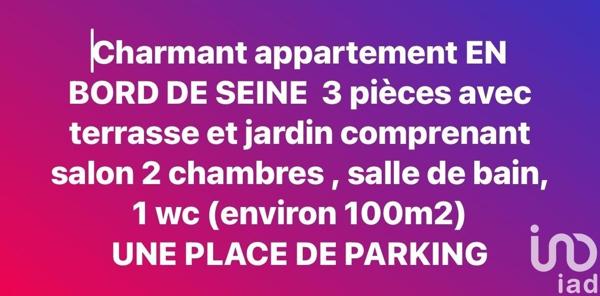Appartement 3 pièces de 60 m² à Asnières-sur-Seine (92600)