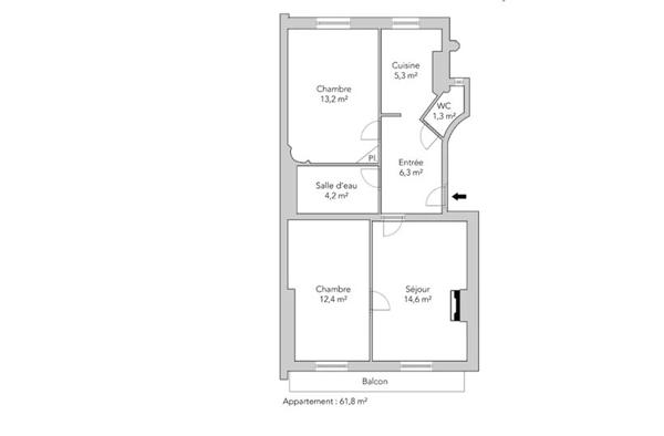 Appartement Paris 17e - TERNES / BAYEN