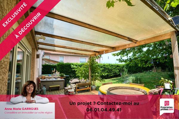 Simandres  T2 de 47 m2 - Jardin  430 m² - Place de parking