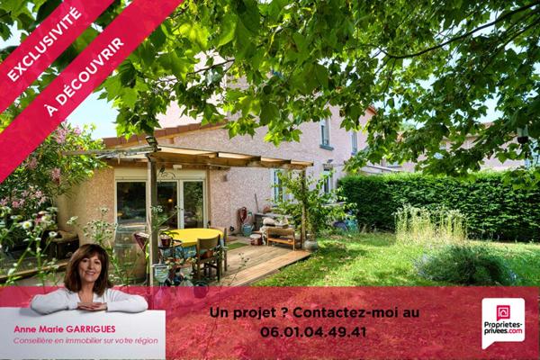 Simandres  T2 de 47 m2 - Jardin  430 m² - Place de parking