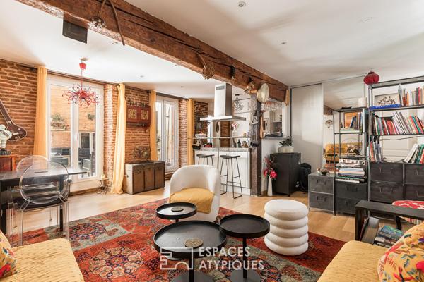 Appartement de caractère avec patio en plein coeur de Toulouse