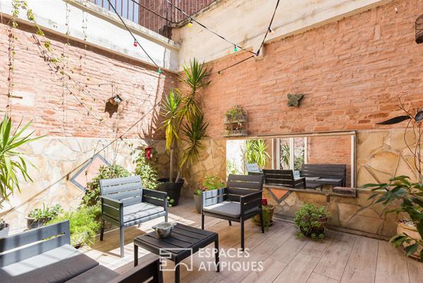 Appartement de caractère avec patio en plein coeur de Toulouse