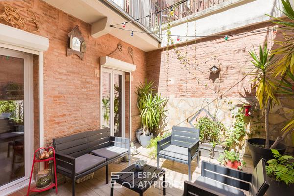 Appartement de caractère avec patio en plein coeur de Toulouse