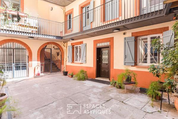Appartement de caractère avec patio en plein coeur de Toulouse
