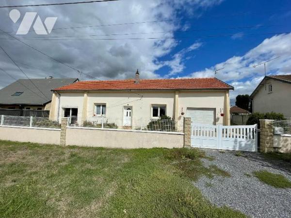 MAISON DE PLAIN-PIED 
A VENDRE A SAULT-LES-RETHEL, AXE REIMS/CHARLEVILLE-MEZIERES, gare à Reth...