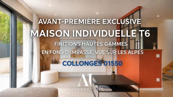 Maison Individuelle T6 Jardin - Garage et vue sur les Alpes