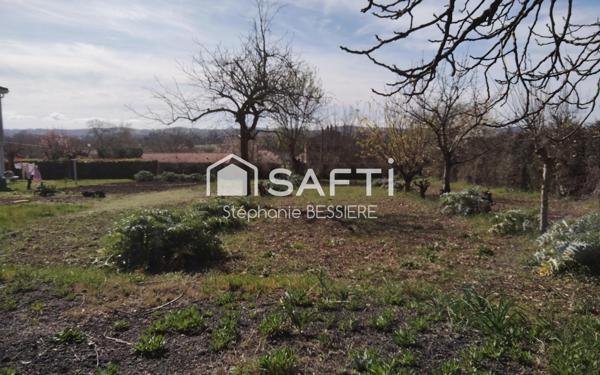 Terrain viabilisé et clôturé de 563m²