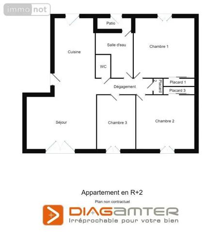 Achat - Appartement Morlaix 29600 5 pièces 74 m 2 1250 m 2
