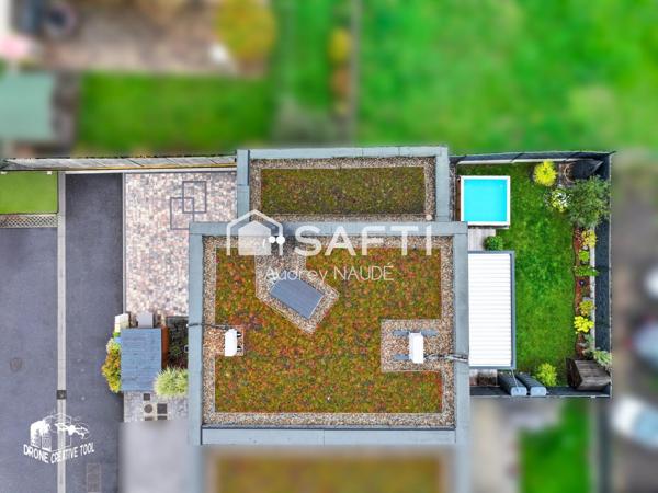 Maison moderne 2019 avec piscine et confort total