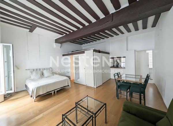 Appartement Paris 6 Studio pièce 38.44 m2 et 47.77 au sol.