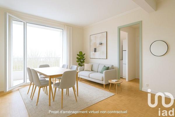 Appartement 3 pièces de 50 m² à Paris (75013)