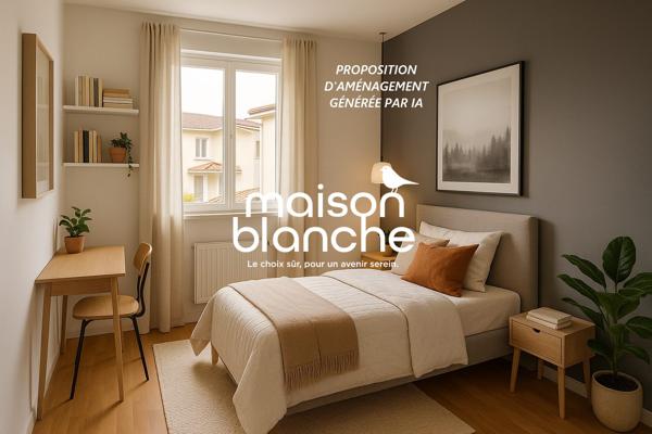 VILLENAVE D'ORNON CHAMBERY/TRIGAN:MAISON DE VILLE T4 LIBRE  AVEC  JARDIN, GARAGE ET PARKING!