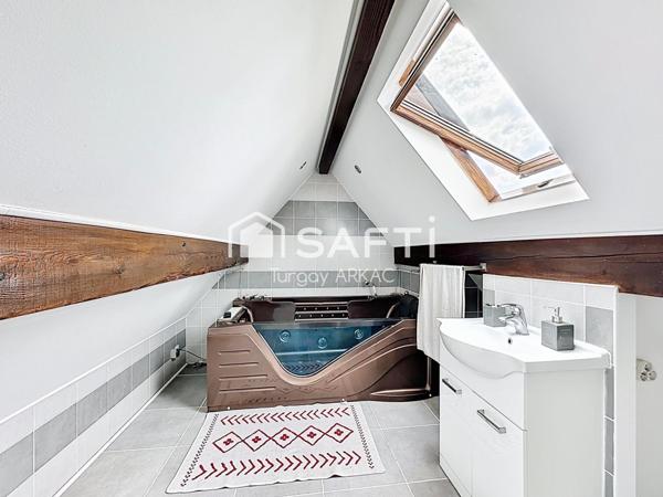 Maison familiale 5 chambres, piscine, au calme