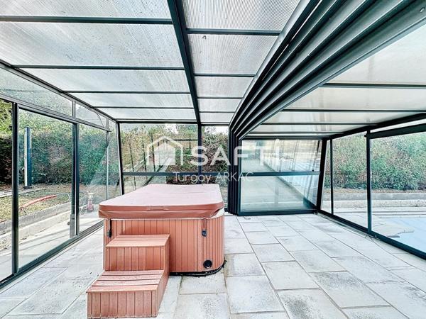 Maison familiale 5 chambres, piscine, au calme