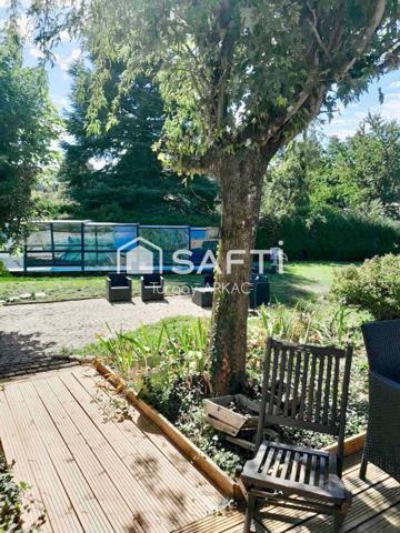 Maison familiale 5 chambres, piscine, au calme