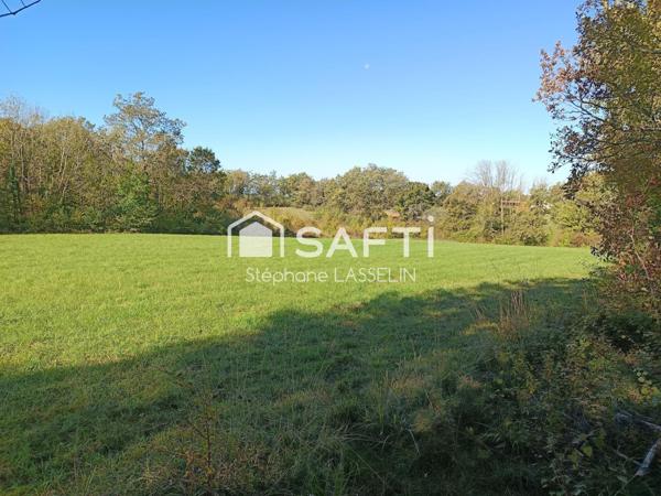 Magnifique terrain à batir situation campagne