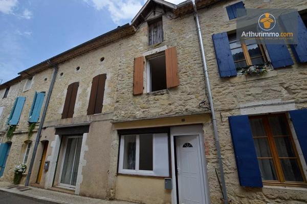 Vente                                                      Maison de village
                        
                     3 pièces                      65 m2                     à Duras
