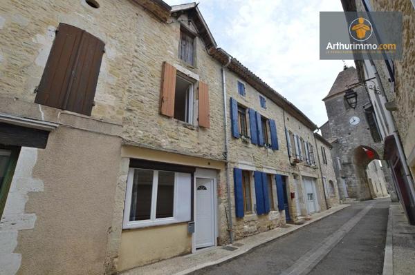Vente                                                      Maison de village
                        
                     3 pièces                      65 m2                     à Duras