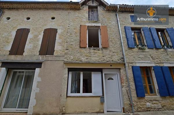 Vente                                                      Maison de village
                        
                     3 pièces                      65 m2                     à Duras
