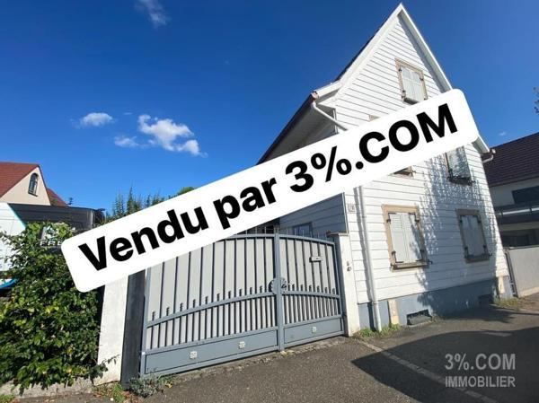 3%.COM Maison 140m² avec beau jardin - 6.49 ares  Schwindratzheim (67270)