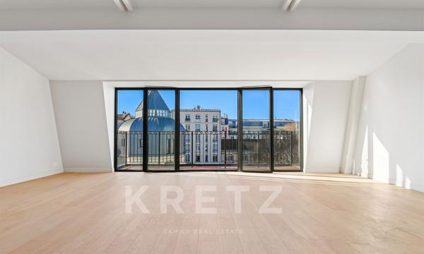 Duplex neuf en dernier étage au Centre de Puteaux