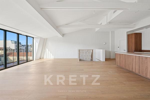 Duplex neuf en dernier étage au Centre de Puteaux