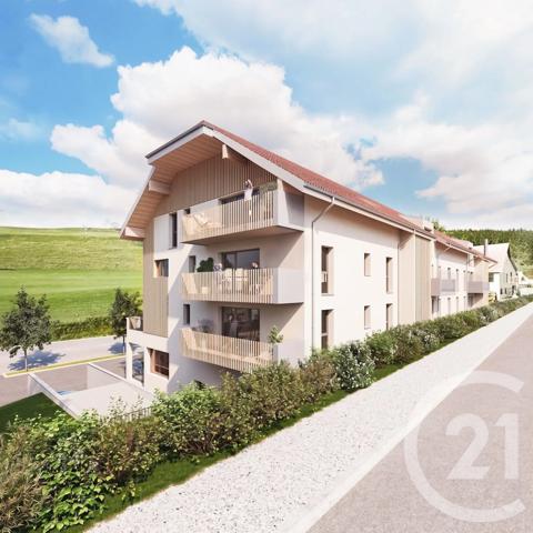 Appartement F3 à vendre  3 pièces - 58,43 m 2   MOUTHE  - 25