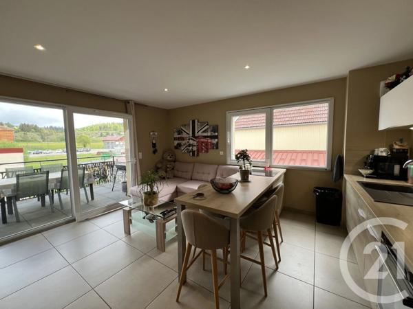 Appartement F3 à vendre  3 pièces - 58,43 m 2   MOUTHE  - 25