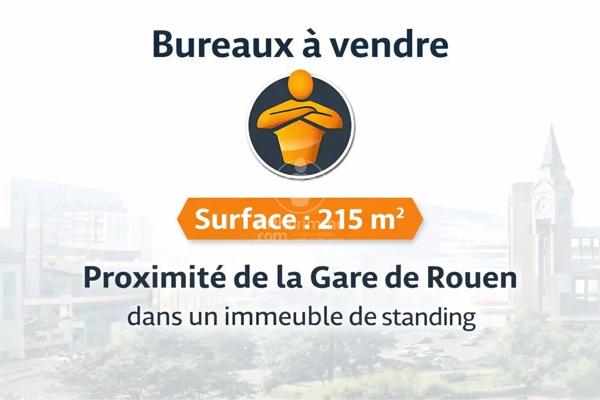 Vente Bureau 10 pièces 215 m2 à Rouen