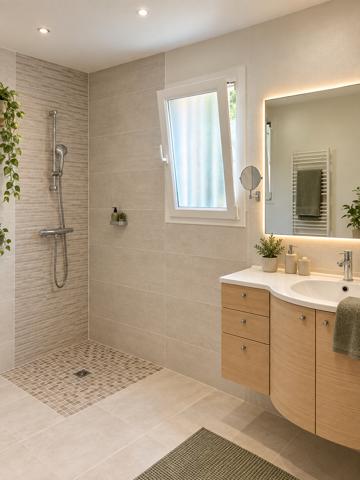 VILLA 3 FACES DE PLAIN-PIED – JARDIN PAYSAGER – MAS VERMEIL, PERPIGNAN 