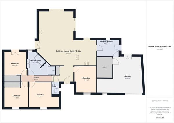 Pavillon  Prahecq 6 pièce(s) 143 m2 4 chambres