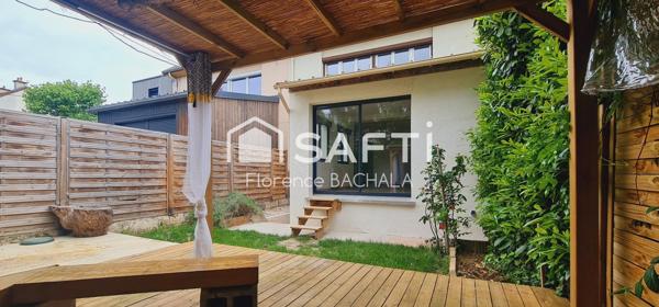 Charmante maison de 75 m², trois chambres, avec extérieur