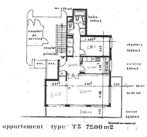 Appartement Les Sables D Olonne 2 pièce(s) 71.6 m2