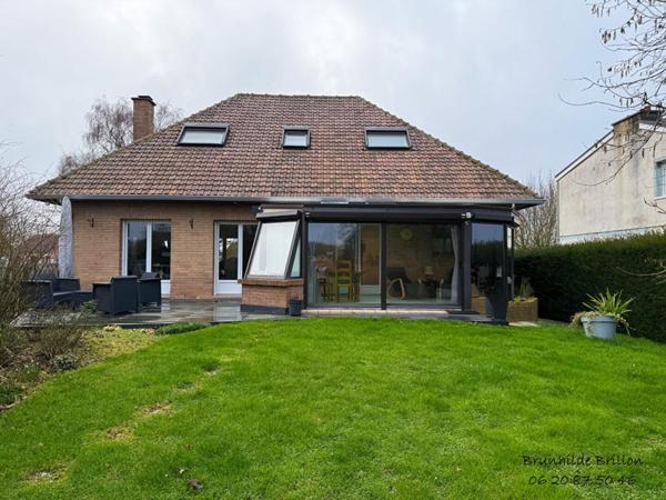 Proximité Vimy, pavillon 145M² en semi plain pied, 4 chambres, bureau