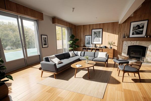 Proximité Vimy, pavillon 145M² en semi plain pied, 4 chambres, bureau