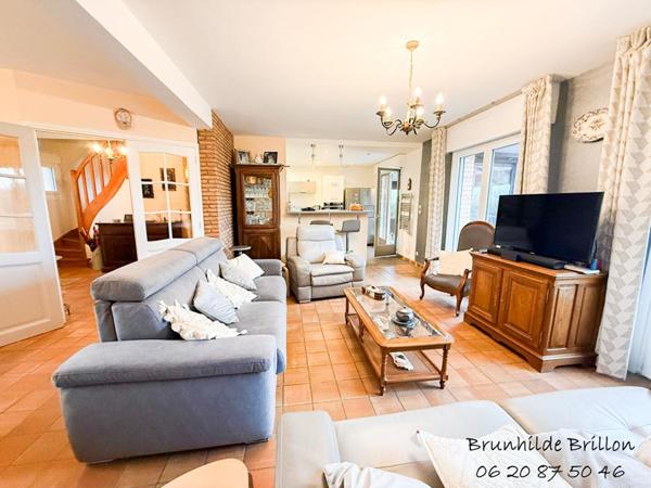 Proximité Vimy, pavillon 145M² en semi plain pied, 4 chambres, bureau