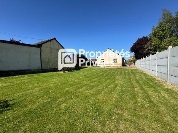 Maison plain-pied 3 chambres avec grand terrain, garage 2 voitures ? Noeux-les-Mines