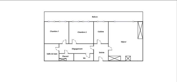 Appartement à vendre 3 pièces de 71 m²