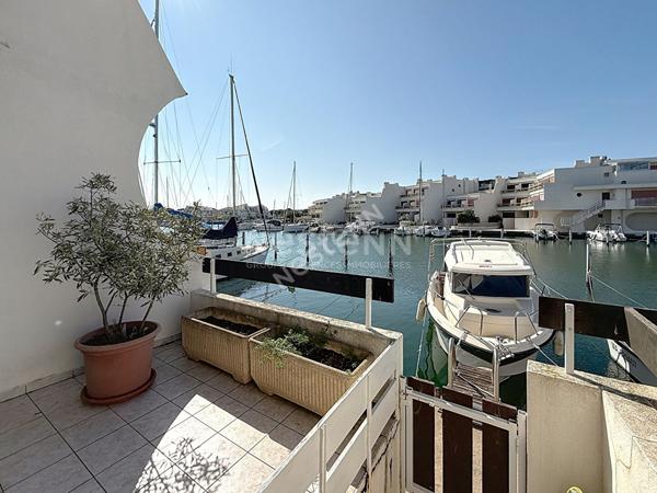PORT CAMARGUE, dans residence prisee Marina P3 Cabine de 62 m2