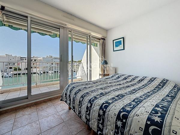 PORT CAMARGUE, dans residence prisee Marina P3 Cabine de 62 m2
